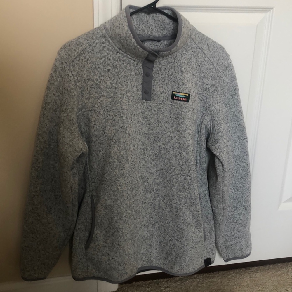 Women's L.L.Bean Sweater Fleece Pullover - Picture 2 of 5